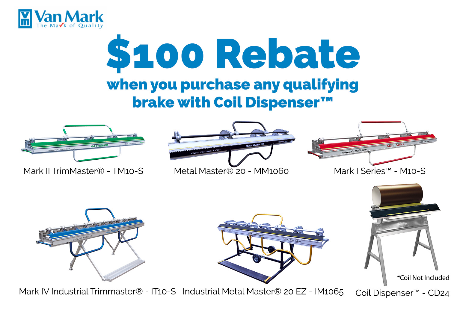 Qualifying Brake with Coil Dispenser May Rebate Offer